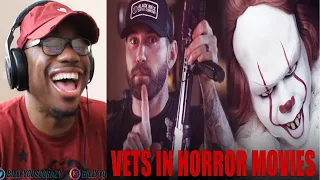 (Veteran Reacts To) If Veterans Were In Horror Movies 2 REACTION! SOOOO ACCURATE LMAO