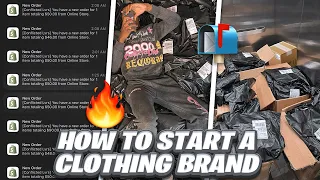 How to Start a SUCCESSFUL Clothing Brand in 2024 (STEP BY STEP)