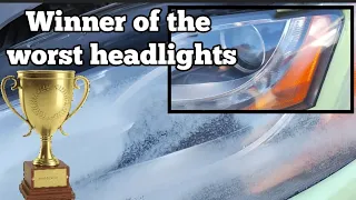 HEADLIGHT RESTORATION - The worst HEADLIGHTS in town...