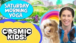 The Wizard of Oz: Saturday Morning Yoga with Puppies! | Cosmic Kids