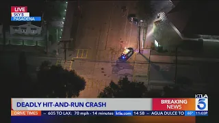 1 dead after hit-and-run in Pasadena