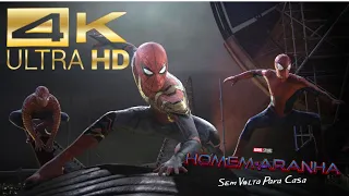 [4K] HOMEM ARANHA SEM VOLTA PARA CASA (Spider Man No Way Home) Os três Homens Aranha - Dublado