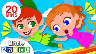 Peter Pan e Sininho, Bebê Tubarão e mais! | Vídeos Infantis | Little Angel