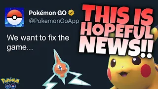NIANTIC IS FINALLY DOING SOMETHING RIGHT!  This is hopeful for Pokémon GO!