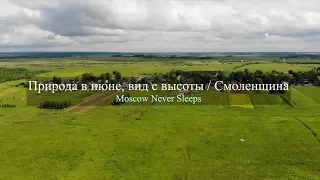 Dji Mavic Air / Природа в июне, вид с высоты / Смоленщина / 4К