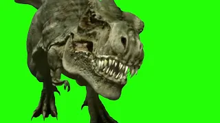 Part 3 || Green screen dinosaurus