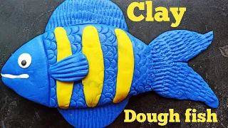 Play dough | Clay modelling fish | step by step clay fish making tutorial |