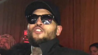 Chris Brown Blow My Mind Listening party at The Balasco with Davido (7/26/19)