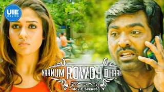 Naanum Rowdy Dhaan Movie Scenes | Nayanthara's encounter with Parthiban | Vijay Sethupathi