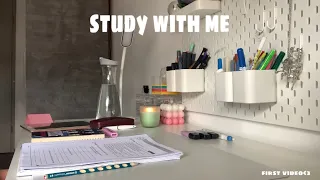 STUDY WITH ME || 2 Hours 30min, real time, 10min break, background noises, no music