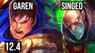 GAREN vs SINGED (TOP) | 67% winrate, Legendary, 15/2/5 | NA Diamond | 12.4