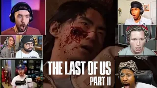 YOUTUBE GAMERS REACT TO JESSE'S DEATH IN LAST OF US PART 2