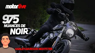 975 nuances de noir - HARLEY-DAVIDSON NIGHTSTER - MOTORLIVE