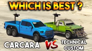 GTA 5 ONLINE : TECHNICAL CUSTOM VS CARACARA (WHICH IS BEST?)