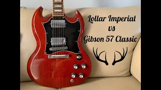 Lollar Imperial vs Gibson 57 Classic