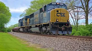 Chessie, Monon Heritage Locomotives and a Mighty EMD Shows Off its Horn