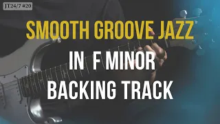 Smooth Jazz Groove Backing Jam Track in F Minor (100bpm)