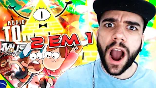 REACT - 2 EM 1 - Rap do Dipper e Mabel (IRON MASTER) - Bill Cipher (Gravity Falls) PAPYRUS DA BATATA