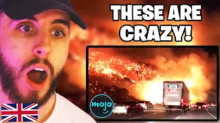 Brit Reacts to Top 10 Most Dramatic Footage of Natural Disasters Caught on Camera