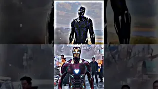 Iron Man With Black Panther ❤🔥 | Collection Change | #tiktokremix #ironman #blackpanther #shorts