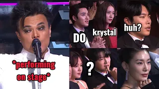 Korean actors and actresses hilarious reactions at JYP performance (they’re too stunned to speak)