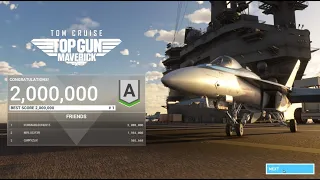 Top Gun MSFS 2020: Perfect Landing - Carrier Challenge 2M Score