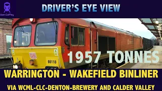 1957 TONNES - Class 66 - Warrington BQ to Wakefield