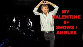 Paul McCartney My Valentine 8 NY/NJ Shows Sep 2017 Multiview Mashup