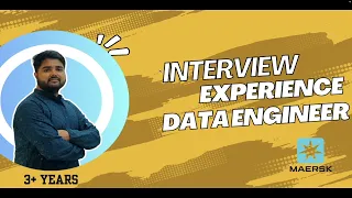 Maersk Interview Experience || Data Engineer || 3+ yr Exp || ExploreWithShashank