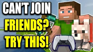 How to Fix Can't Join Friends Minecraft Game on PS5 - Easy Guide