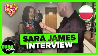 SARA JAMES (INTERVIEW) // Tu bije serce Europy 2023 // Poland Eurovision 2023