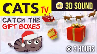 GAME FOR CATS - Catch the GIFTS 🎁 3 HOURS [CATS TV]