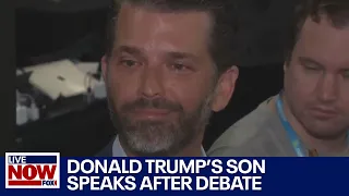 Donald Trump Jr. speaks after GOP debate, says he hasn't spoken with his dad | LiveNOW from FOX