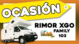 VOYenVAN | AUTOCARAVANA CAPUCHINA de OCASION RIMOR XGO FAMILY 103