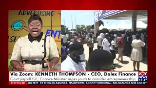 Government's payroll full, youth must consider entrepreneurship - Ofori-Atta - JoyNews (20-10-21)