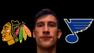 Chicago Blackhawks vs St. Louis Blues 10/30/21 Free NHL pick, tip, and projection.