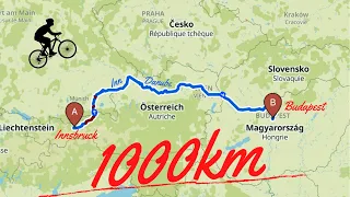 Innsbruck-Budapest/ Inn-Danube/ 1000km à vélo