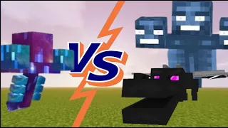 Chaos wither VS God titans (epic mcpe battle)