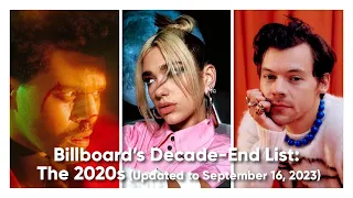Billboard's 2020s Decade-End List (Updated to: 09/16/2023)