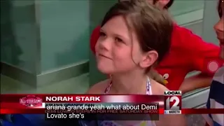 stan twitter video: kids upset about demi lovato performing instead of ariana grande