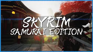 Skyrim Modded Samurai Edition Combat and Graphics