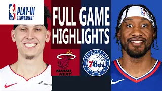 Miami Heat Vs Philadelphia 76ers  / NBA HIGHLIGHTS/ APRIL 17TH 2024/ 4th quarter/ play in NBA 2K24