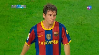 Messi Hattrick vs Sevilla (SSC) (Home) 2010-11 English Commentary HD 1080i