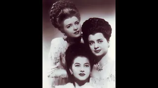 The DeCastro Sisters - Too Late Now (1955)