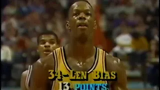 Len Bias vs Duke 1/4/86 28 Points 10/20 FGs 8/10