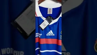 France National Team retro soccer jersey World Cup 1998