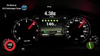 Touareg 4,2l V8 TDI 100-200 km/h dragy Stage 2+