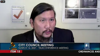 Cupertino City Council Meeting - March 16, 2021 (Part 2)