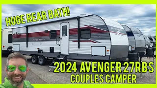 Huge rear bath! 2024 Prime Time Avenger 27RBS travel trailer