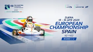 FIA Karting European Championship KZ / KZ2 Round 1 Zuera / Spain (Sunday)